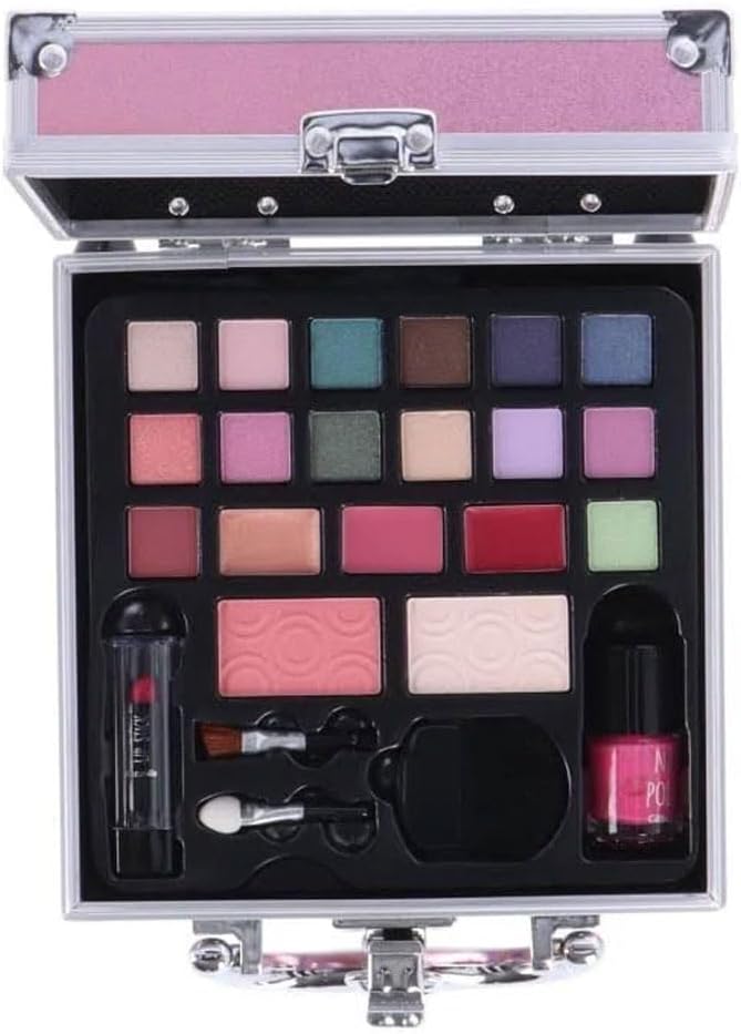 Kinder Schminkkoffer mit Make up Kosmetikkoffer Mini Casuelle Alu