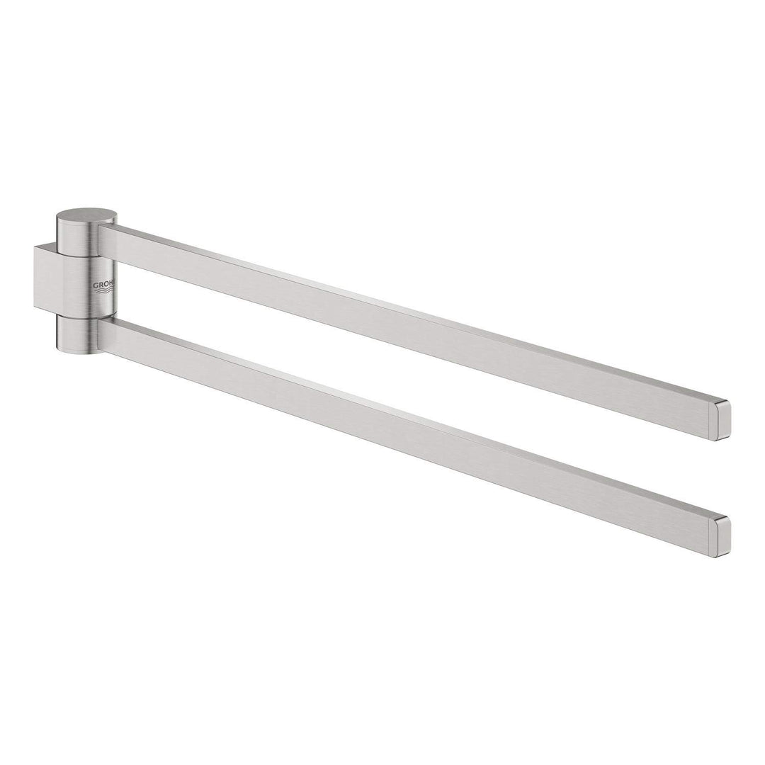 Grohe 41063DC0 Selection | Accessoires-Badetuchhalter | supersteel | 41058DC0 Supersteel Handtuchhal
