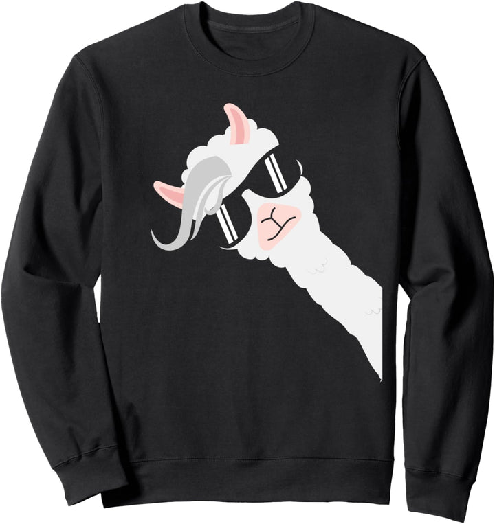 Lustiges Lama Alpaka für Damen und Herren Sweatshirt