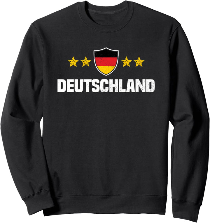 Deutscher Fussball Deutschland Flagge Sweatshirt
