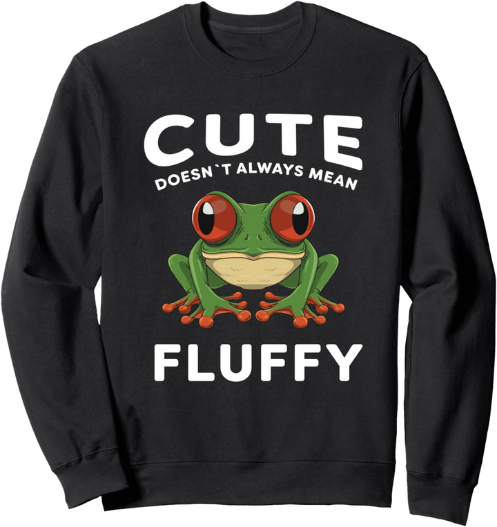 Rotaugenfrosch Design für einen Frosch Fan Sweatshirt