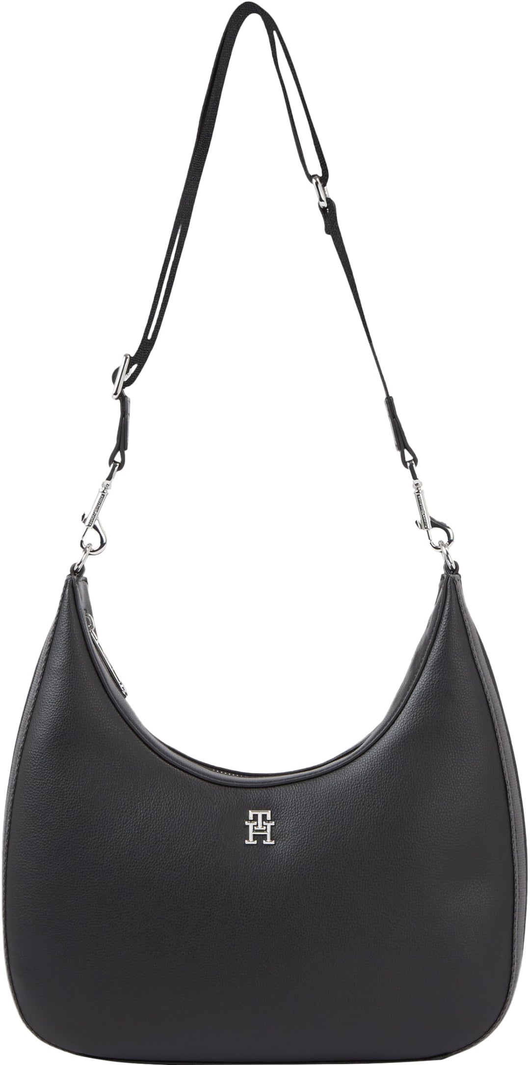 Tommy Hilfiger Damen Crossbody Bag Tasche Essential Crossover mit Reissverschluss Schwarz, Schwarz