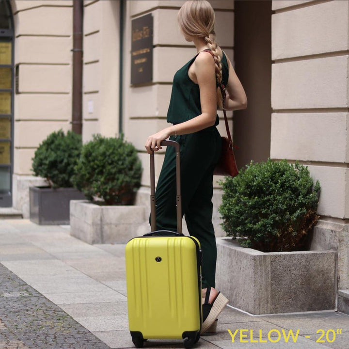FERGÉ Kofferset mit Trolley Marseille Hartschale 3er Set - Handgepäck 55 cm, L und XL Reisekoffer 4