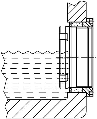 Ölschaugläser/mit Ölstandsmarke | Schauöffnung=50 mm | 22860.0150