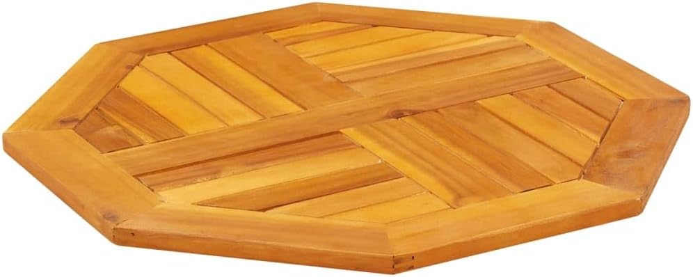 vidaXL Tischplatte - achteckig 60x60x2cm - Akazienholz massiv - Garten/Innenbereich