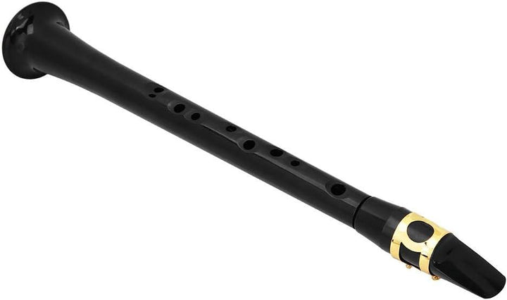 Bb Taschensaxophon, Mini Blasinstrument mit Blatt und Tragetasche, Kunststoff Saxophon für Schüler,