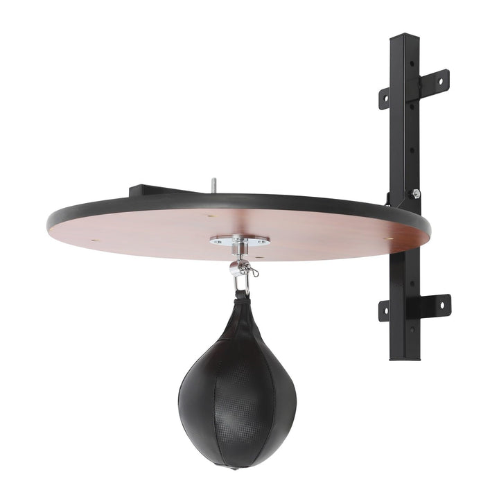 Speed Bag Plattform Für Boxtraining Mit Stahl Holz Und PU 30 cm Höhenverstellbar Leise Wandmontage H