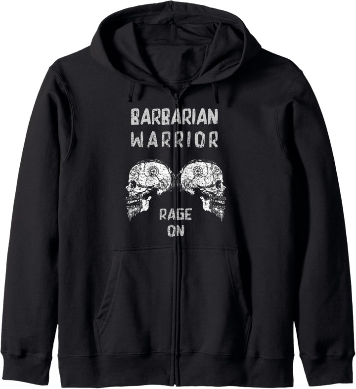 Retro Barbarian Rage on, Warrior Viking Kapuzenjacke