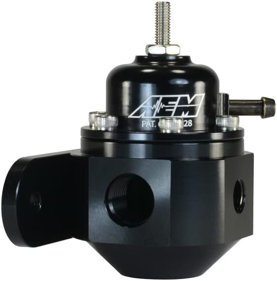 AEM 25-302BK Universal- Einstellbare Treibstoff Luftdruck Regler, Schwarz
