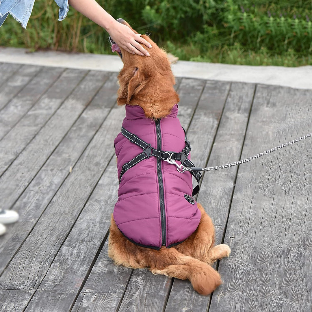 Savlot Hundejacke Winterweste Jacken Hundemantel Hundepullover Haustier Skifahren Kostüm Ärmellose B