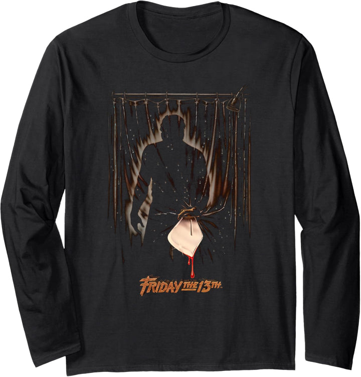 Friday the 13th Part 3 Poster Langarmshirt
