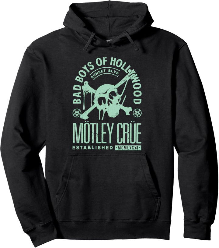 Mötley Crüe – Sunset Blvd Skull Pullover Hoodie