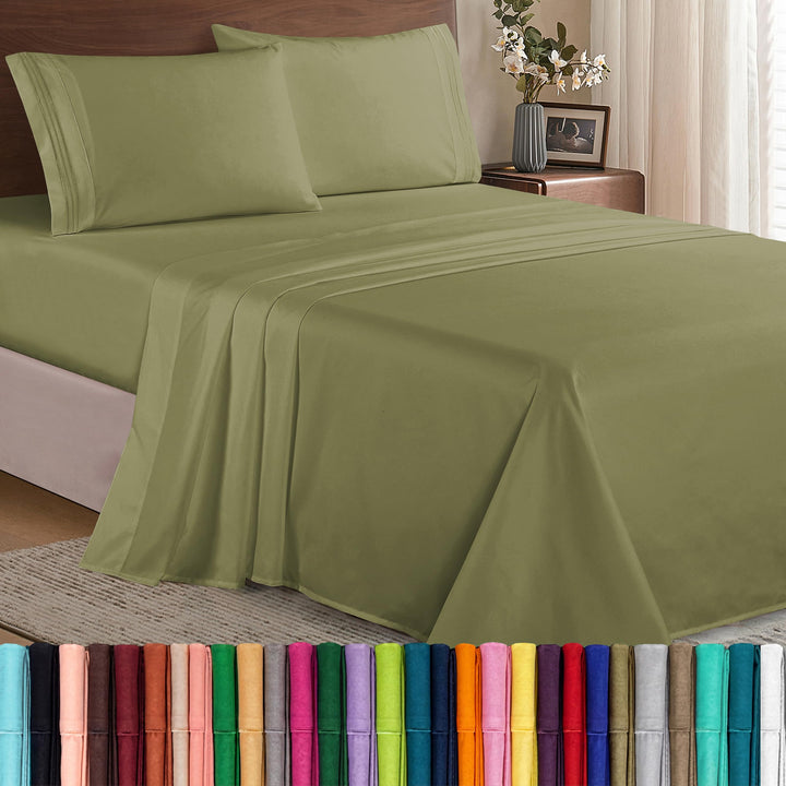 Elegant Comfort Bettwäsche-Set, luxuriös, weich, Fadenzahl 1500, ägyptische Qualität, Knitter- und l