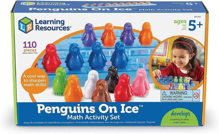 Learning Resources Penguins on Ice Mathematik-Spielset, 30 x 2.5 cm
