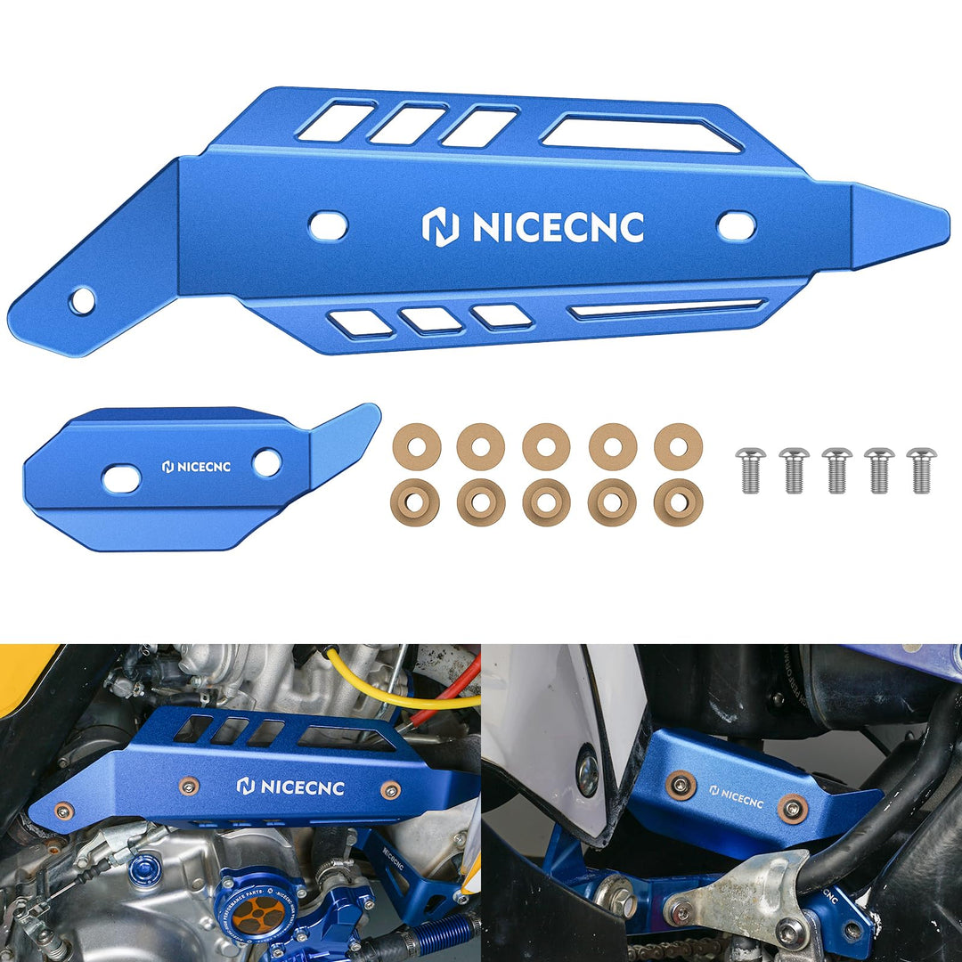 NICECNC Blue Mid Pipe Heat Shield blau, blau