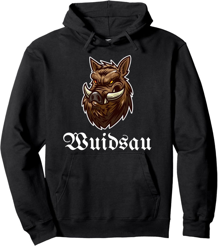 Wuidsau Wildschwein Bayrisch Bayern Jäger Geschenk Pullover Hoodie