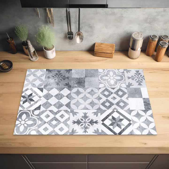 Herdabdeckplatte Einteilig 80x52 cm Küche Ceranfeld Abdeckplatte Cerankochfeld Abdeckung Induktionsk