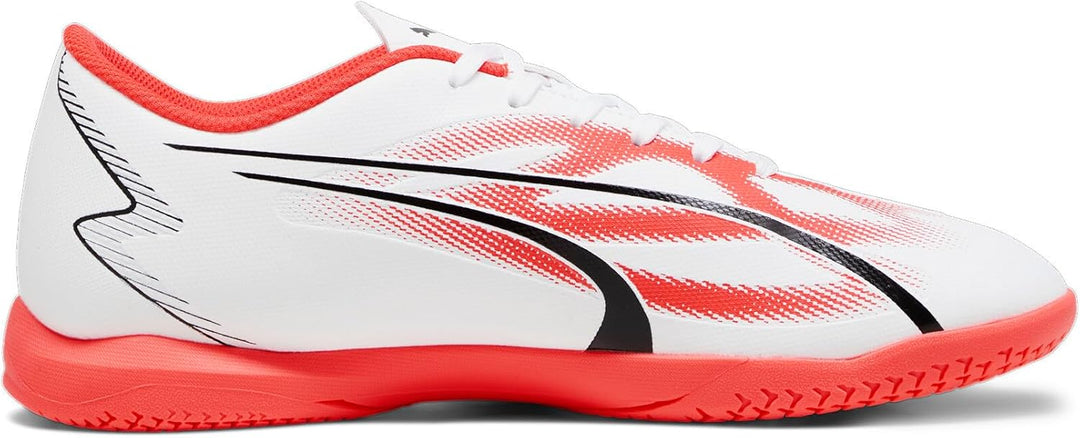 PUMA Herren Ultra Play It Fussballschuh 47 EU Puma White Puma Black Fire Orchid, 47 EU Puma White Pu