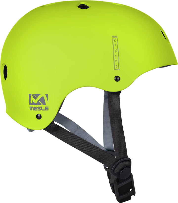 Mesle Wassersport Helm Ragnar, Wakeboard Helm Abnehmbarer Ohrenschutz, Kite Helm lime XS, lime XS