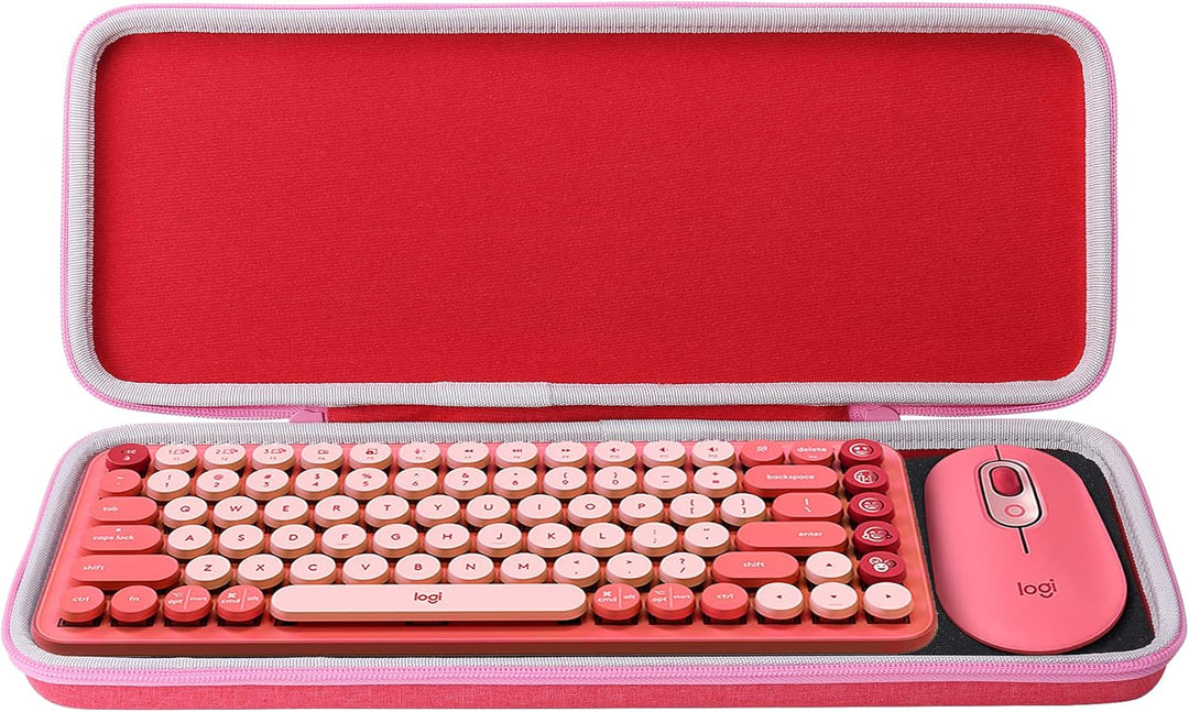 Aenllosi Hart Tragen Tasche Hülle für Logitech POP ICON Combo/Pop Keys Mechanische kabellose Tastatu