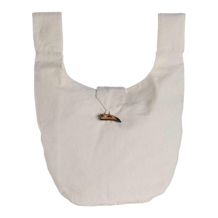 Mittelalter-Tasche Gürteltasche Baumwolle Modell: Egil Beige, Beige