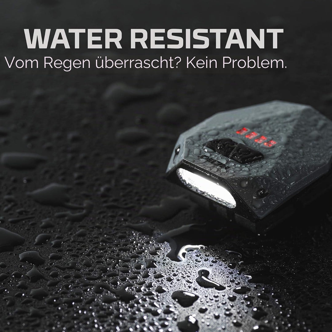 NEBO Einstein Cap Light Kopftaschenlampe - Wiederaufladbare Stirnlampe mit Wellenaktivierung - Für O