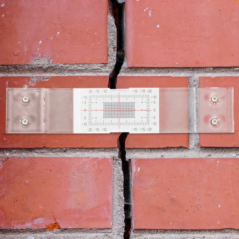 Rissmessgerät Monitor, Gebäudewand Standard Rissmonitor, Spaltmass Rissüberwachung Aufzeichnung zur