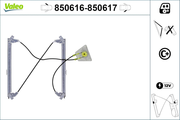 Valeo Fensterheber 850616