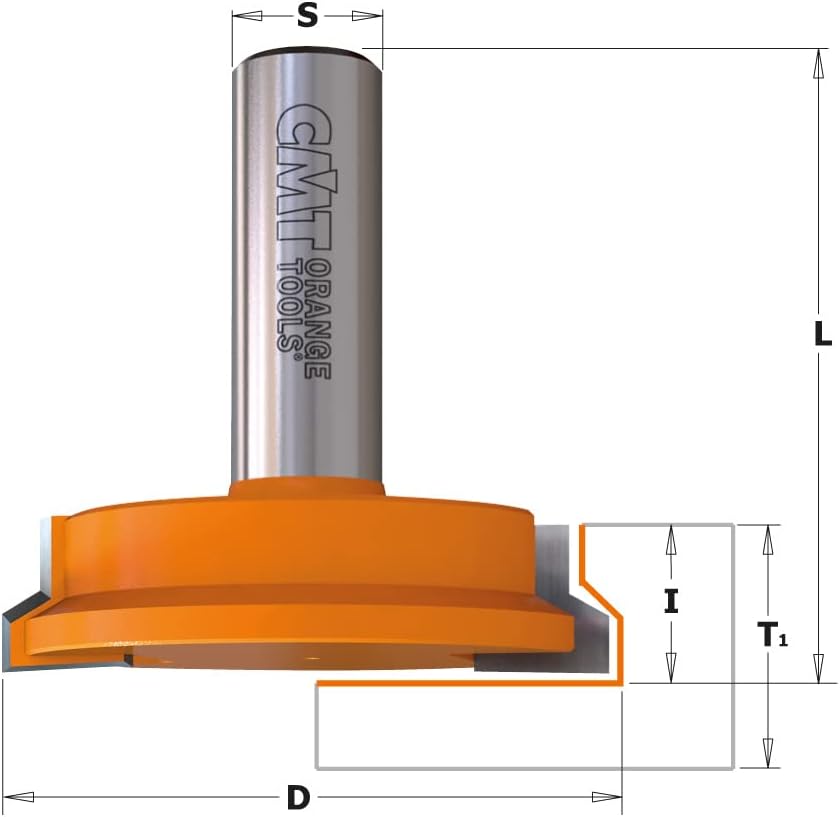 CMT Orange Tools 955.008.11 – Erdbeere für Schubladen HW S 8 D 25,4 x 12,7