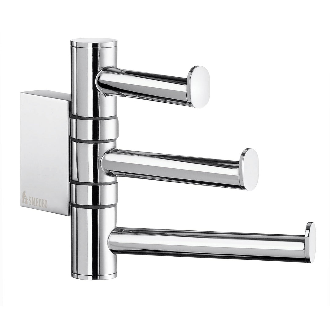 Smedbo "Air Swing Arm Dreifach Haken, silber