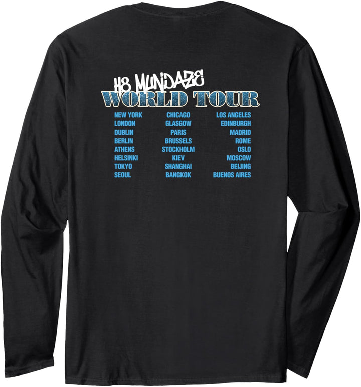 Garfield H8 Mundaze Welttournee Langarmshirt