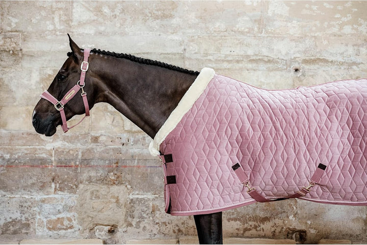 Kentucky Horsewear Show Rug Velvet Turnierdecke, Grösse:140, Farbe:Old Rose 140 alt rosa, 140 alt ro