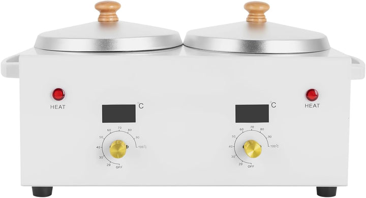 Wachswärmer Doppeltopf 100W Wachserhitzer Elektrischer Temperaturregelung 20-120℃ Professionelle Wac