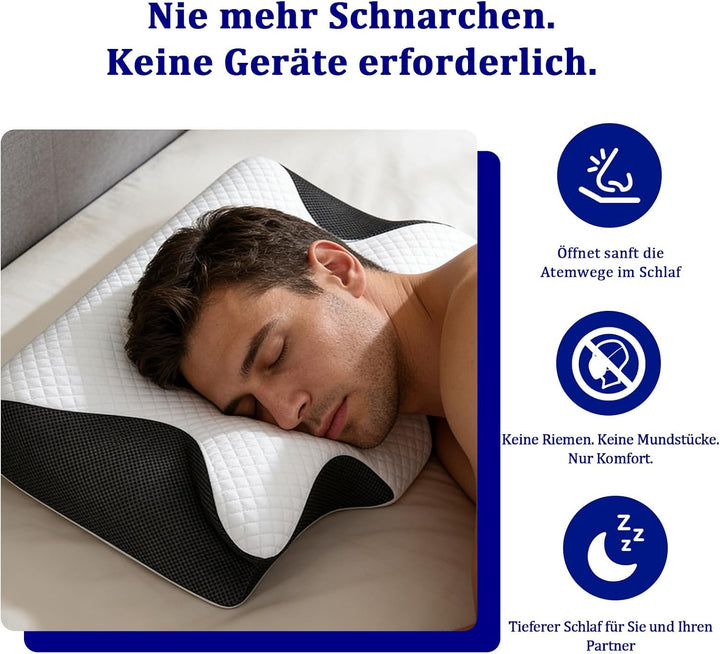 Curosleep Kissen, 2 IN 1 Ergonomisches OrthopäDisches Kissen Seladi Airflow Pro Nacken Therapiekisse