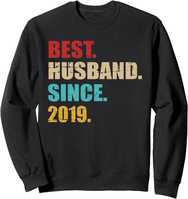 Bester Ehemann seit 2019 3. Hochzeitstag Sweatshirt