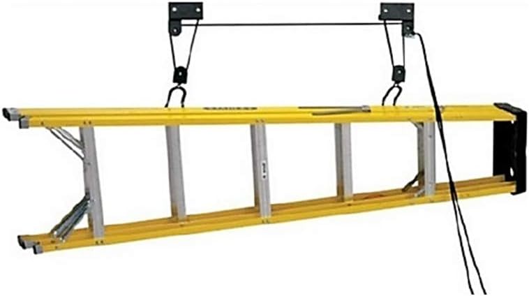 P4B | Fahrradlift mit Flaschenzug - PREMIUM mit 57 kg Hebelast zur Deckenmontage | Inkl. 2x Haltegur