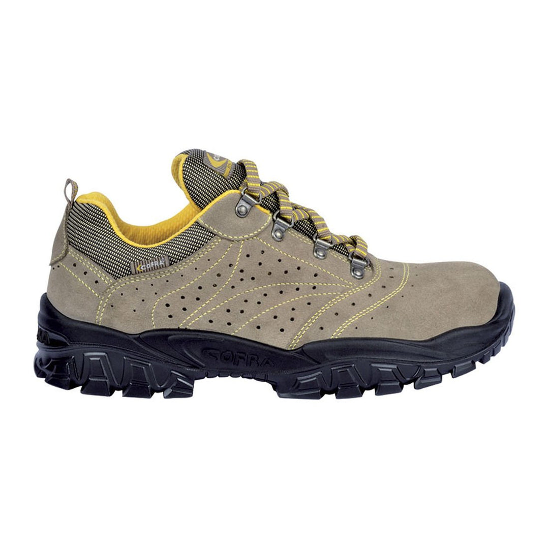 Cofra NT290-000.W36 NEW NILO S1 SRC Sicherheitsschuhe, Beige/Gelb, Grösse 36 36 EU, 36 EU