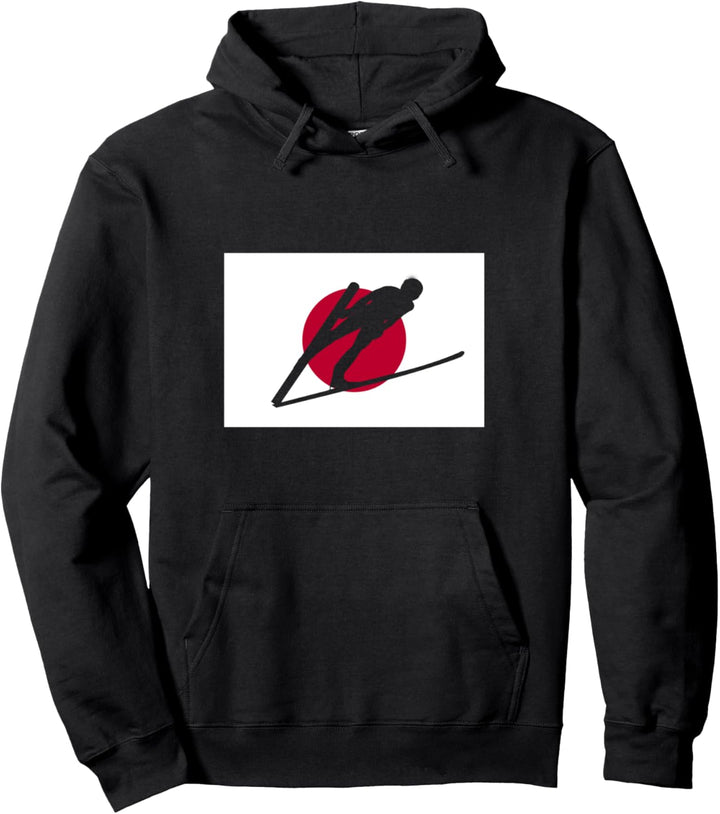 Geschenk zum Skispringen JAPAN Pullover Hoodie