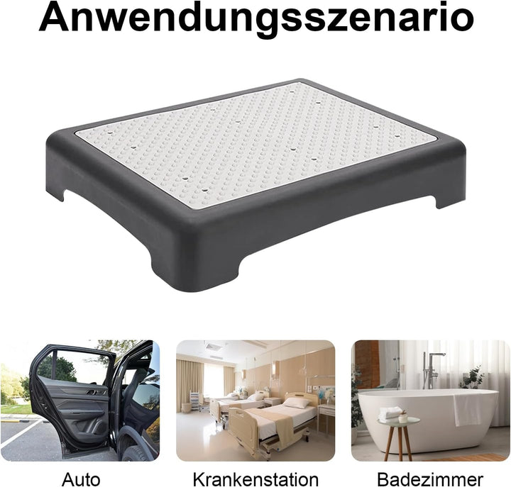 rutschfest Halbstufe Einstiegshilfe Tritthocker Kunststoff Mobility Step Ergonomischer Büro Fusshock