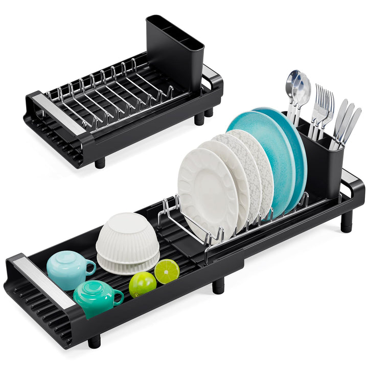 KINGRACK Kleines Abtropfgestell, Schwarz, Schwarz