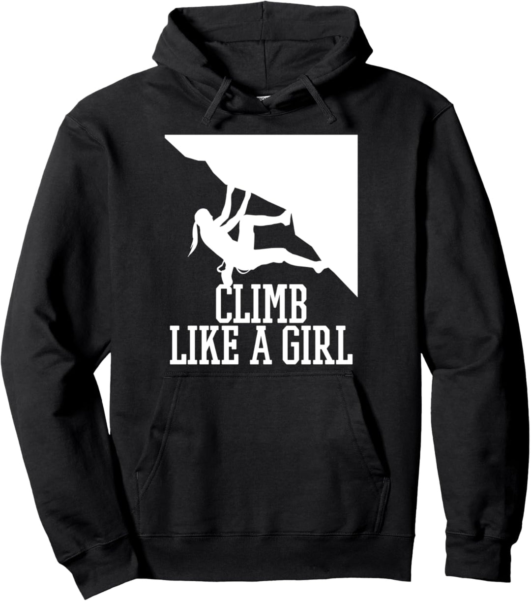 Klettern Bergsteiger Pullover Hoodie