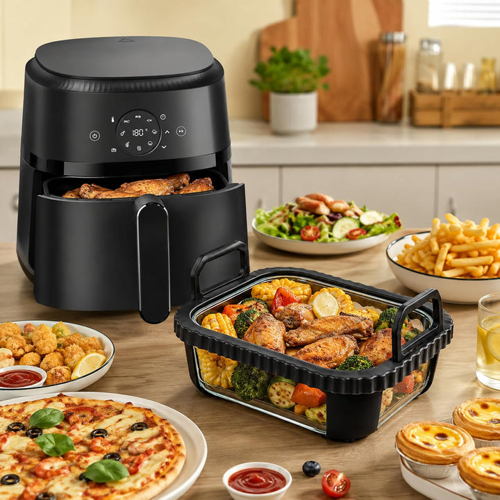 Auflaufform Airfryer für Philips Airfryer 2000 Serie Heissluftfritteuse 4,2L