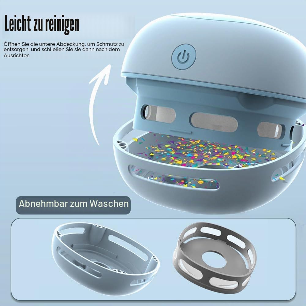 MiOYOOW Mini Tischsauger, Desktop-Staubsauger, Wiederaufladbarer USB-Tischstaubsauger, Leicht zu Rei