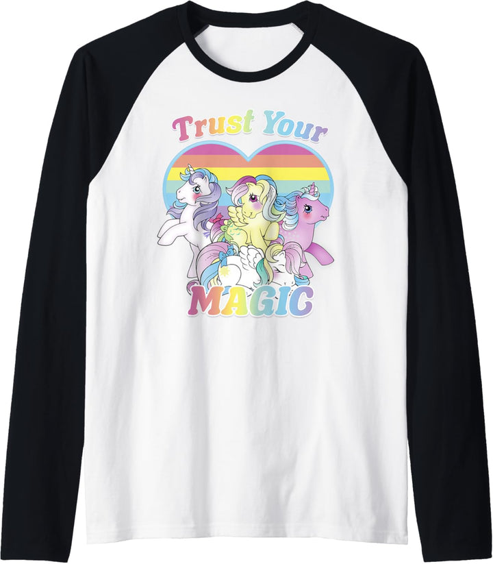 My Little Pony Pride Trust Your Magic Group Rainbow Raglan