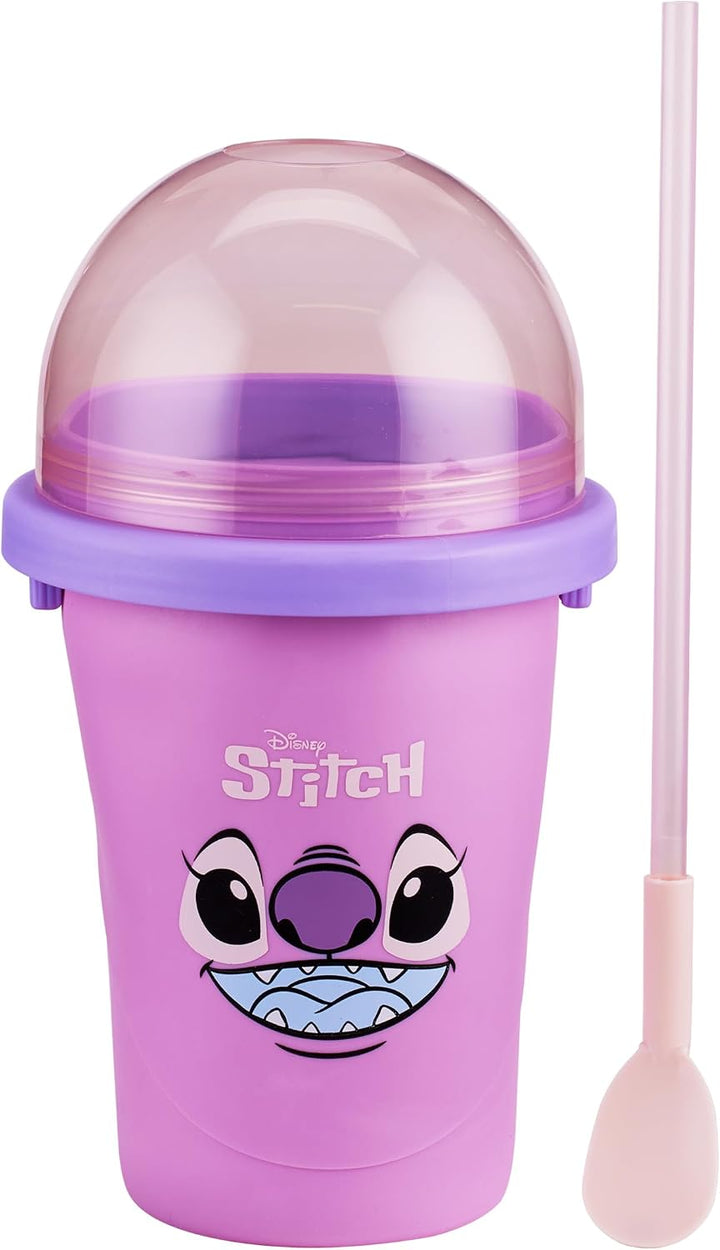 ChillFactor 08259 Stich Disney Stitch Angel-Wiederverwendbarer Squeeze Cup Slushy Maker mit Engel-Ch