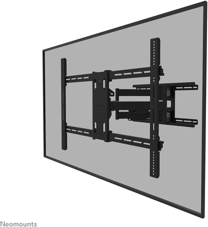 Neomounts Befestigungskit Wandmontage robust für Flachbildschirm Full Motion Schwarz Bildschirmgröss