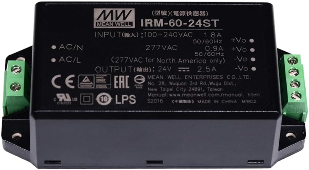 Mean Well IRM 60W 2.5A Schaltnetzteil IRM-60-15ST, IRM-60-15ST