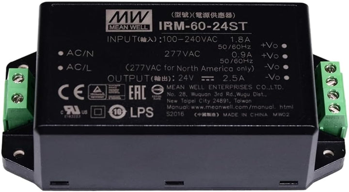 Mean Well IRM 60W 2.5A Schaltnetzteil IRM-60-15ST, IRM-60-15ST