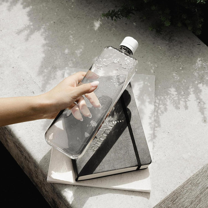 memobottle SLIM (450ml) - Die flache Wasserflasche, die für Ihre Tasche konzipiert wurde | BPA-frei