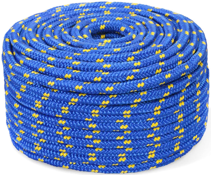 Polypropylen Seil 6mm 20m blau Polypropylenseil Outdoor Tauwerk PP Flechtleine Textilseil Leine Nylo